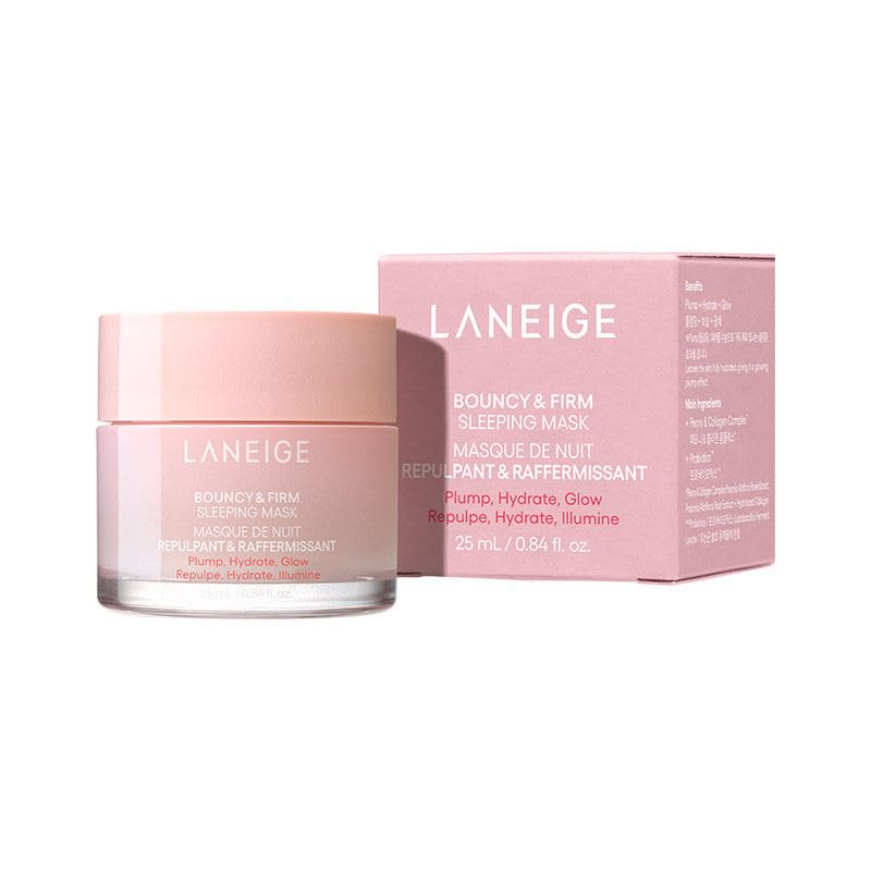 LANEIGE Bouncy&Firm Face Sleeping Mask with collagen | Korean Skincare |