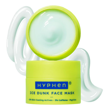 Hyphen Ice Dunk Instant Cooling Face Mask with collagen boost|Glowing Skin