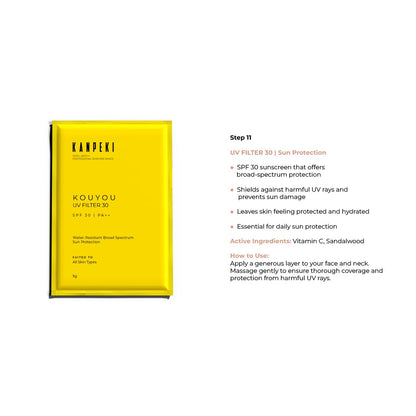 Kanpeki Glass Glow 11-Step Korean Skincare Facial Kit for all Skin Types