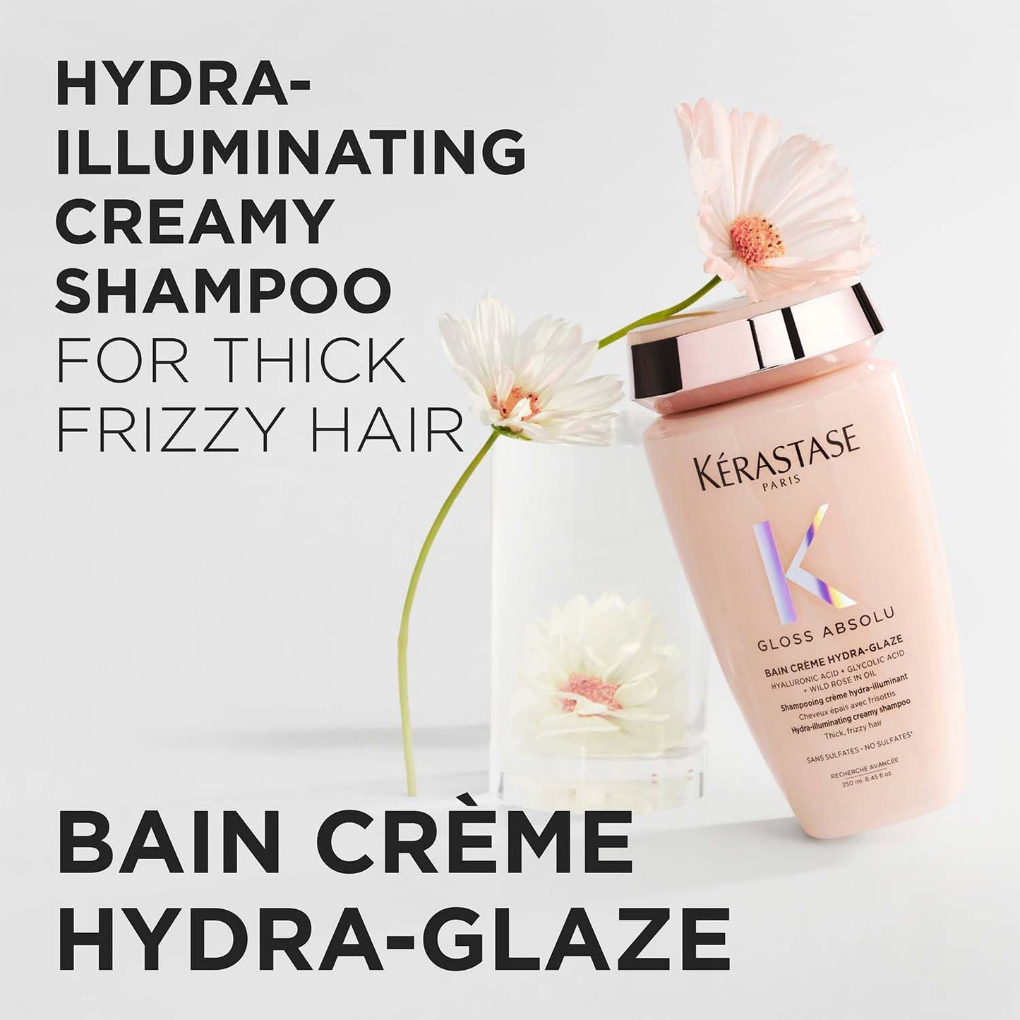 Kérastase Gloss Absolu Crème Anti-Frizz Shampoo For Bouncy, Glossy Hair