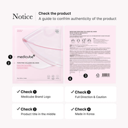 Medicube Salmon DNA PDRN Pink Collagen Jelly Mask, 1 Pack