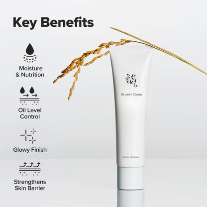 Beauty of Joseon Dynasty Cream Hydrating Face Moisturizer for Dry, Sensitive Skin, Korean Skincare.