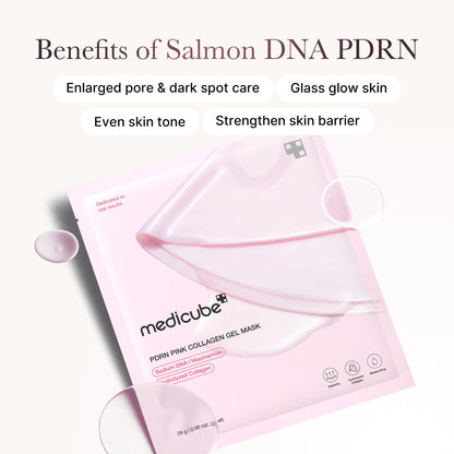 Medicube Salmon DNA PDRN Pink Collagen Jelly Mask, 1 Pack
