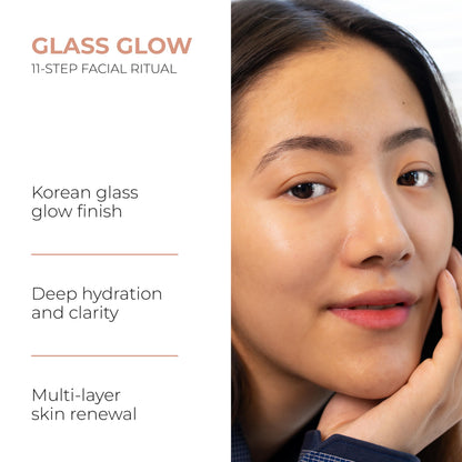 Kanpeki Glass Glow 11-Step Korean Skincare Facial Kit for all Skin Types